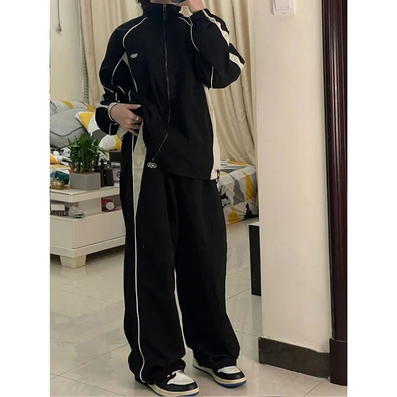 TOTA Mid Waist Y2k Sweatpants women